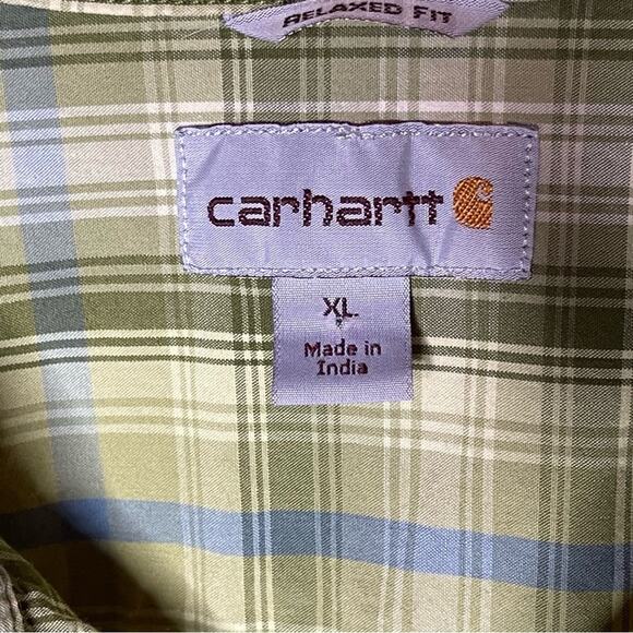 Carhartt Plaid Button Down Shirt - Picture 3 of 5